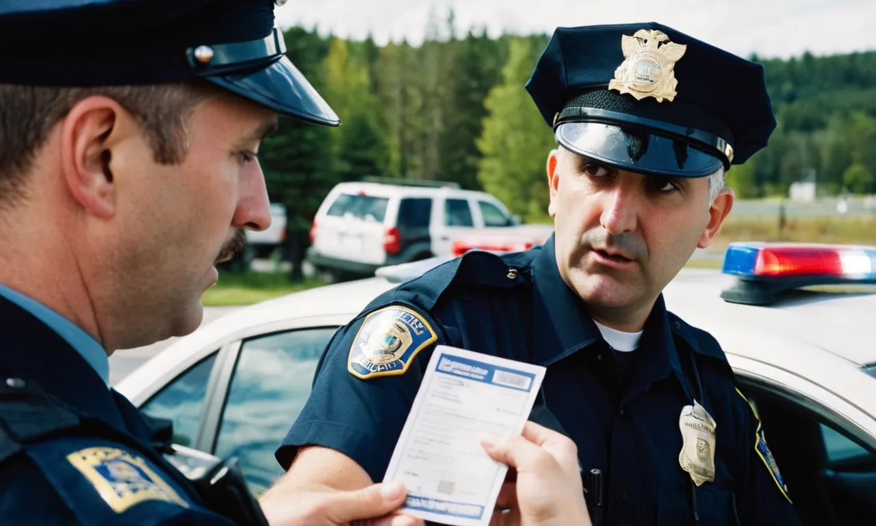 ¿Puede la policía ponerte una multa sin avisarte?