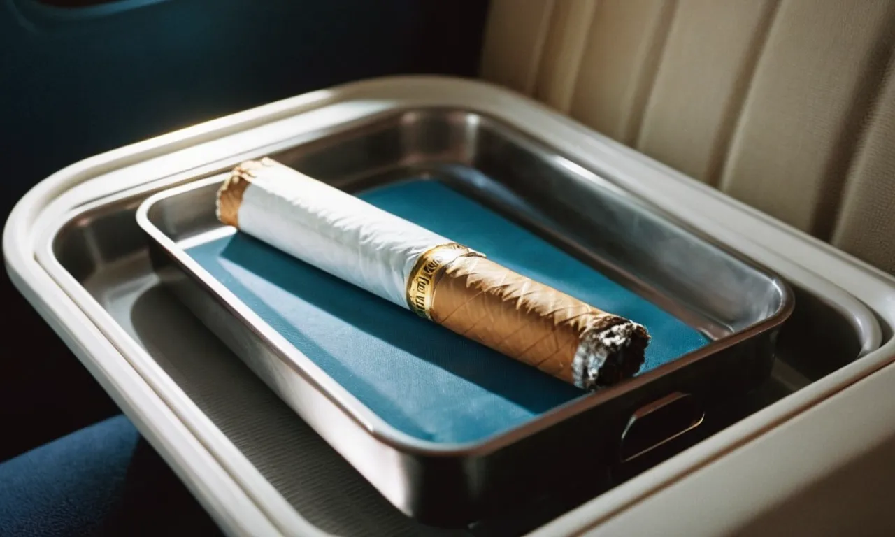 Multas y sanciones por fumar en un avión