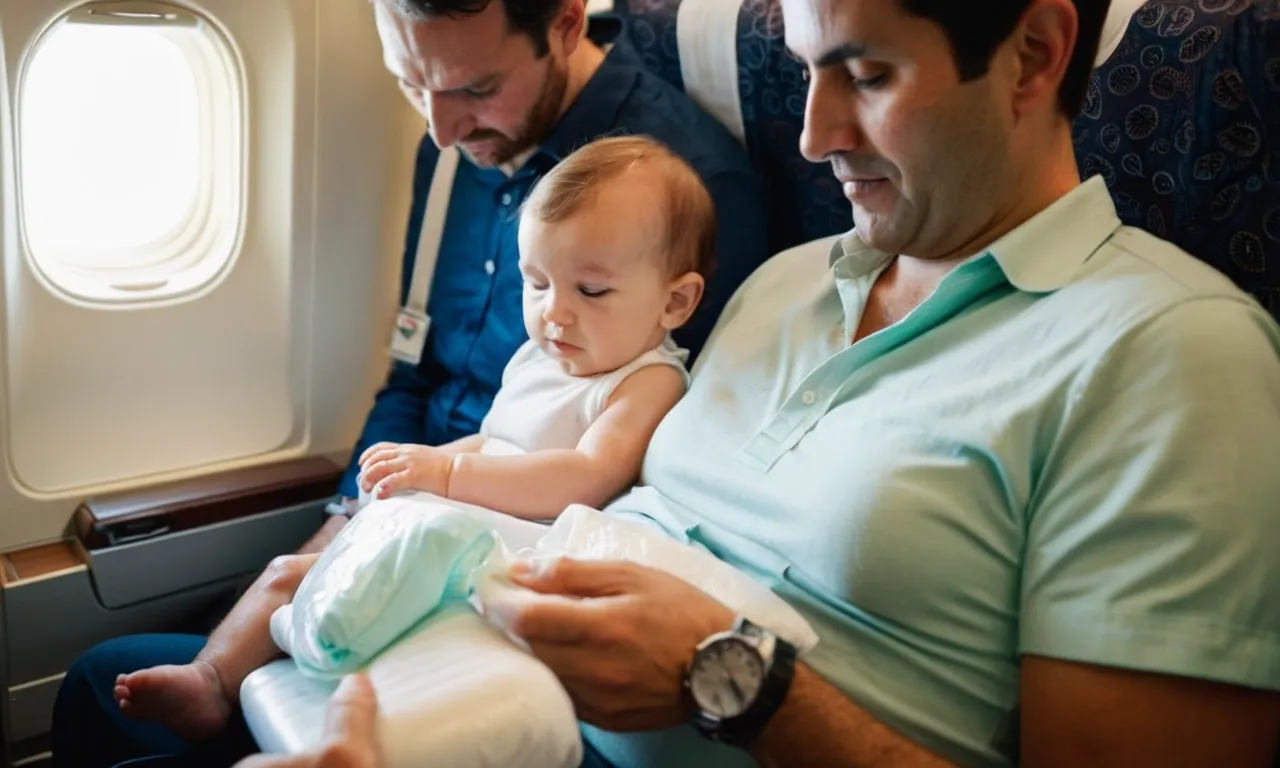 Cómo cambiar el pañal de un bebé en un avión: la guía completa para padres
