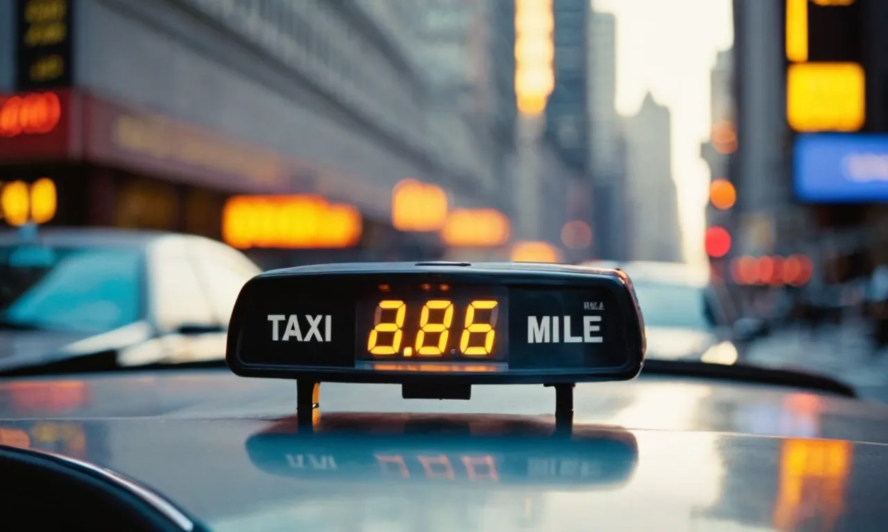 ¿Cuánto cuesta un taxi por milla?