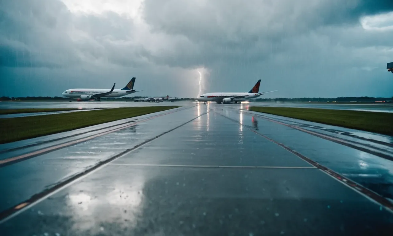 ¿La lluvia retrasará un vuelo? Todo lo que necesitas saber