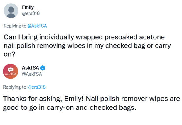 ¿Puedes llevar esmalte de uñas en tu equipaje de mano o facturado?