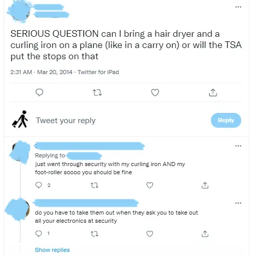 ¿Puedes llevar un secador de pelo en un avión? reglas de la TSA