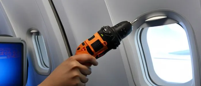 ¿Puedes llevar un destornillador en un avión?