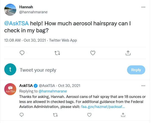 ¿Se podrá llevar laca para el cabello en un avión en 2024?