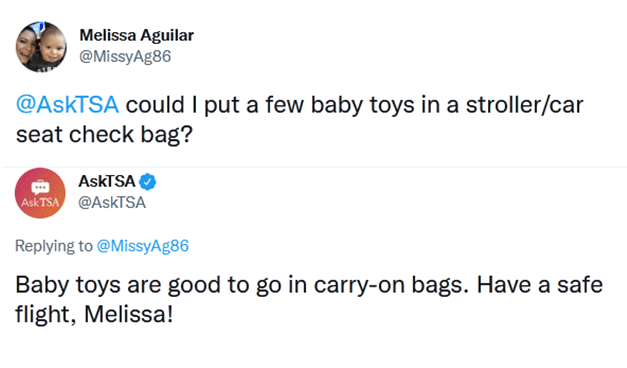 ¿Se permitirá llevar juguetes para bebés en los aviones a partir de 2024?