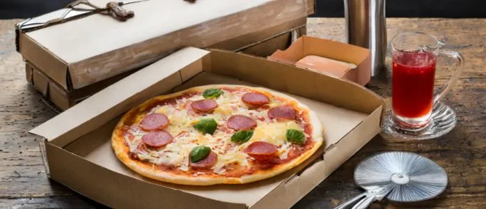 ¿Puedes llevar pizza en un avión?