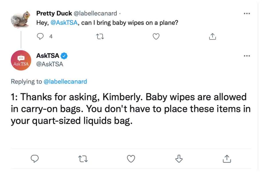 ¿Se permitirá llevar toallitas húmedas para bebés en los aviones a partir de 2024?