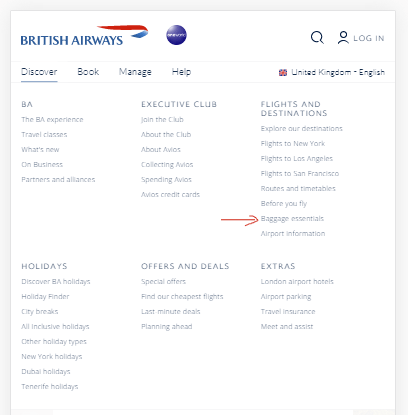 ¿Puedo comprar equipaje adicional con British Airways?