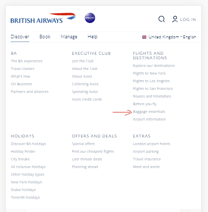 ¿Puedo comprar equipaje adicional con British Airways? ¿Puedo comprar equipaje adicional con British Airways?