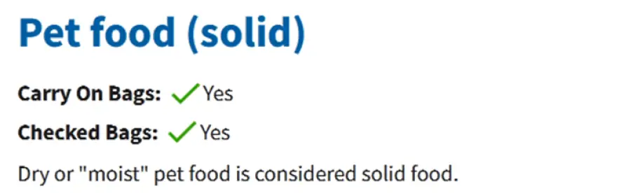 ¿Puedo llevar comida y golosinas para perros en el avión? 2024 ¿Puedo llevar comida y golosinas para perros en el avión? 2024