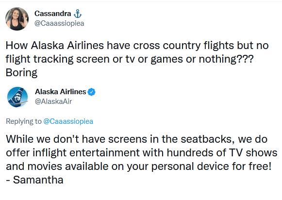 ¿Alaska Airlines tiene televisores en el entretenimiento a bordo? 2024