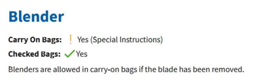 ¿Se puede llevar una licuadora (exprimidor) en un avión? 2024 ¿Se puede llevar una licuadora (exprimidor) en un avión? 2024