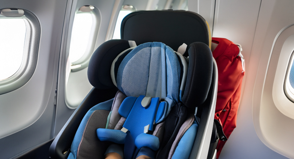 ¿Se puede llevar una silla de auto en un avión?