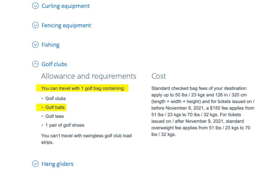 ¿Puedes llevar pelotas de golf en un avión? 2024 ¿Puedes llevar pelotas de golf en un avión? 2024