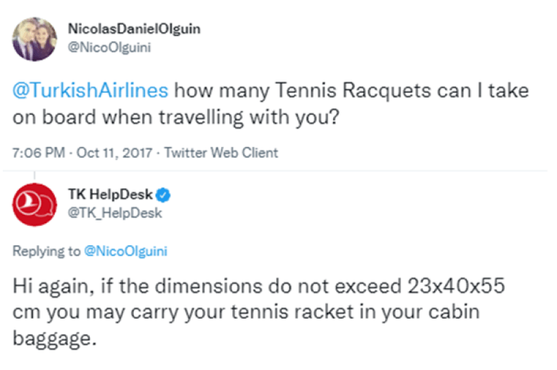 ¿Se podrá llevar una raqueta de tenis en un avión en 2024?