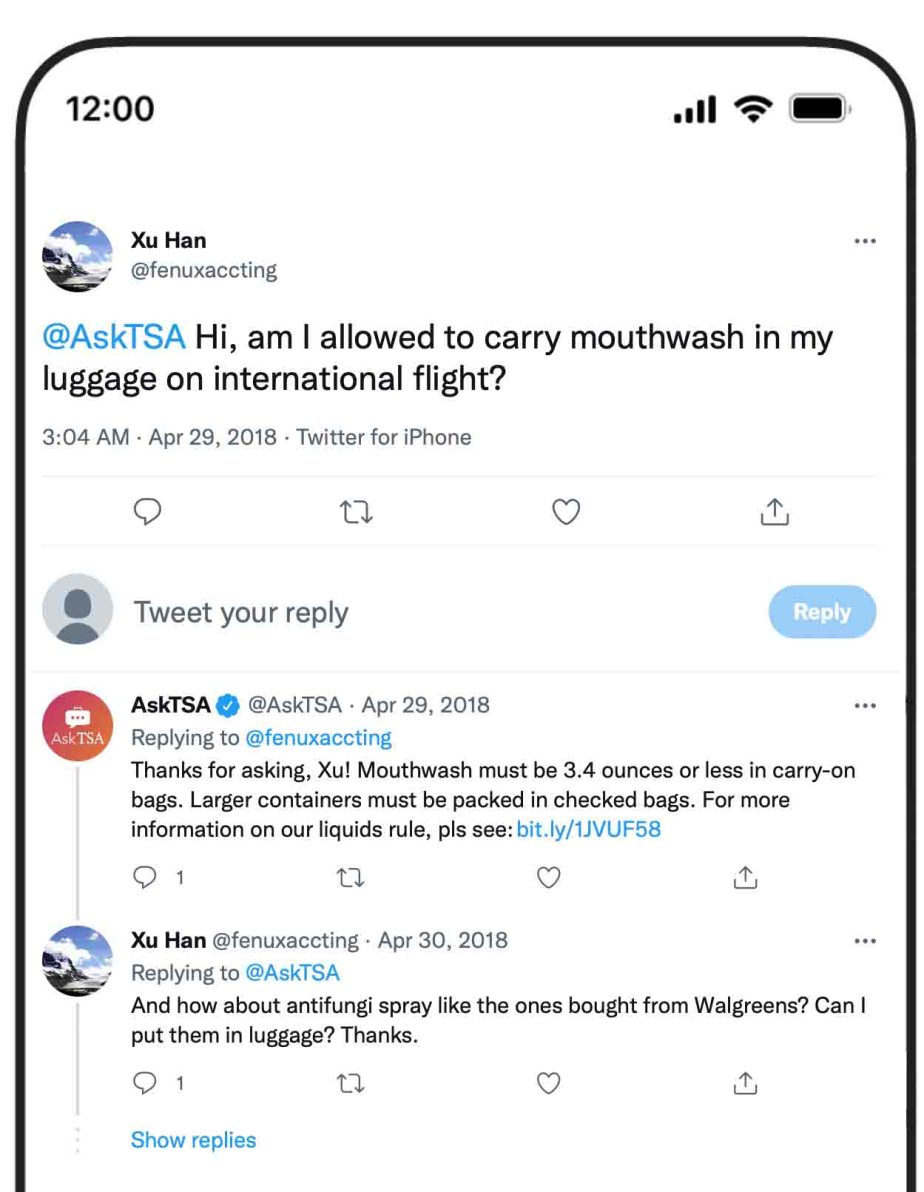 ¿Se puede llevar enjuague bucal en un avión? 2024