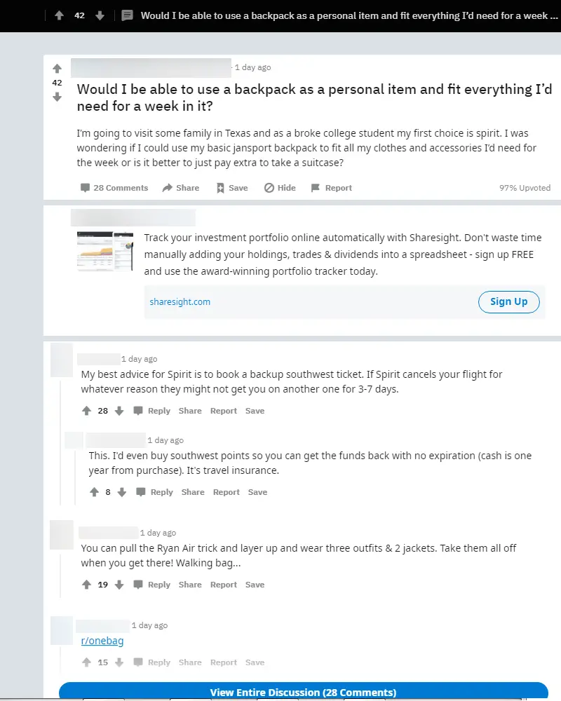¿Qué tan estrictas son las aerolíneas con los artículos personales?