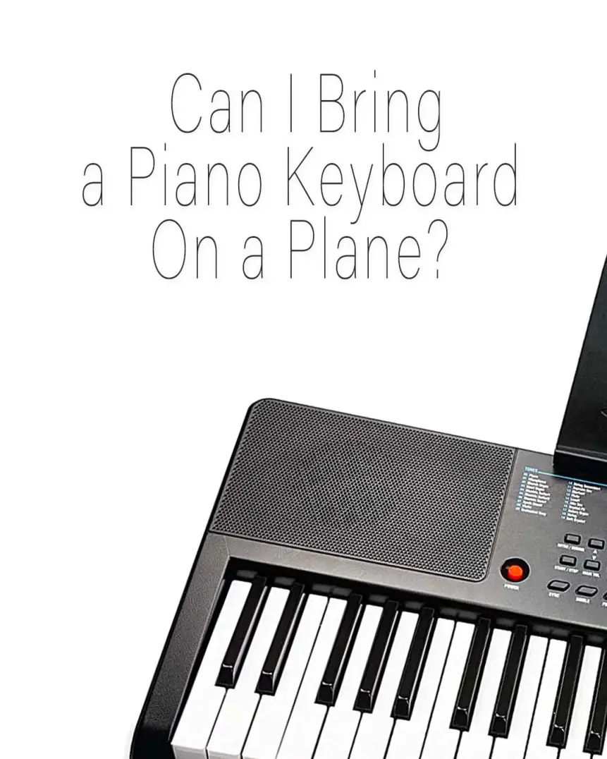 ¿Puedo llevar un teclado de piano en el avión?