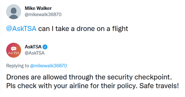 ¿Se puede llevar un dron en un avión? 2024