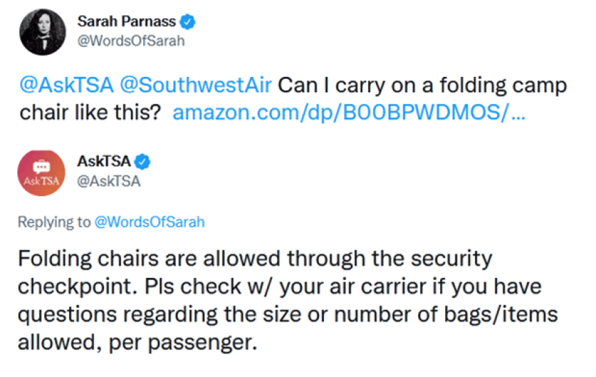 ¿Puedes llevar una silla en un avión? 2024