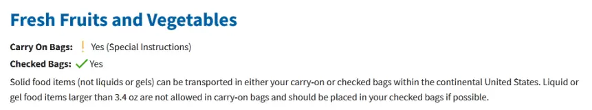 ¿Qué alimentos no están permitidos en el avión? ¿Qué alimentos no están permitidos en el avión?