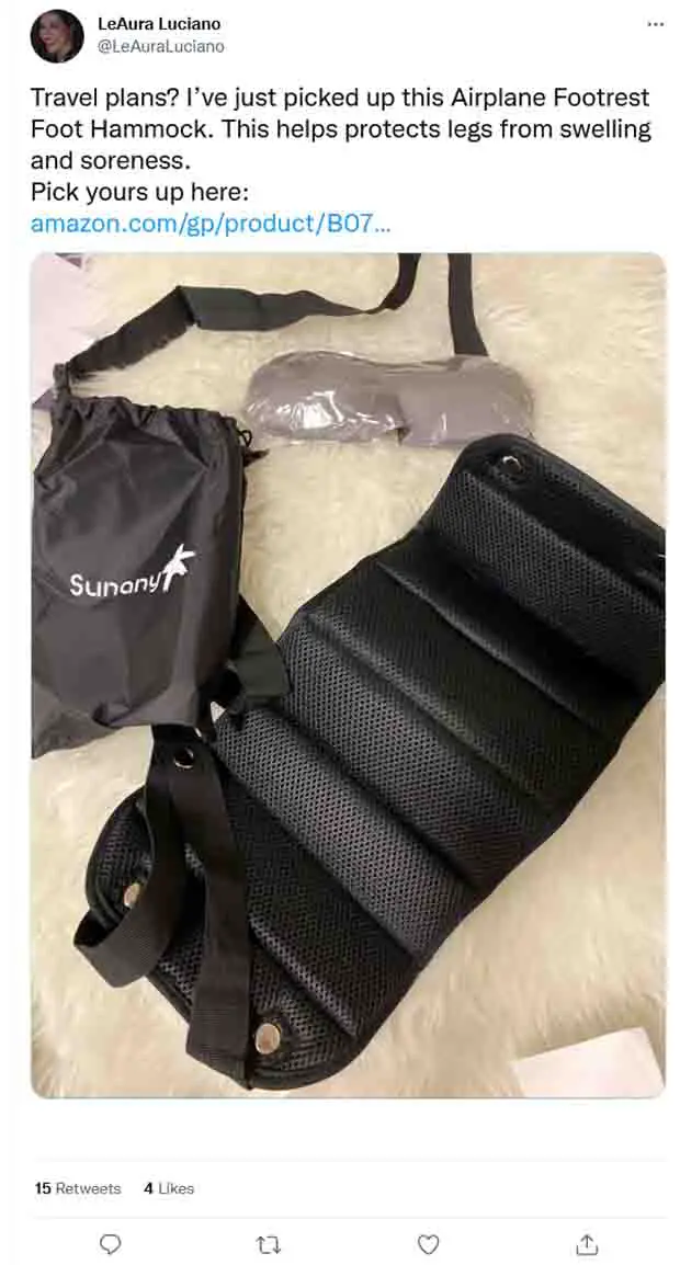 ¿Merecen la pena los reposapiés de los aviones?