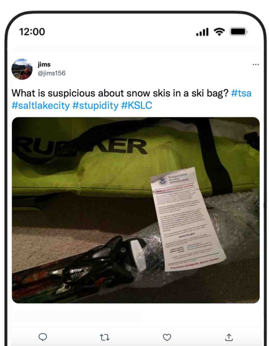 ¿Puedes llevar esquís en un avión? Reglas de la TSA 2024
