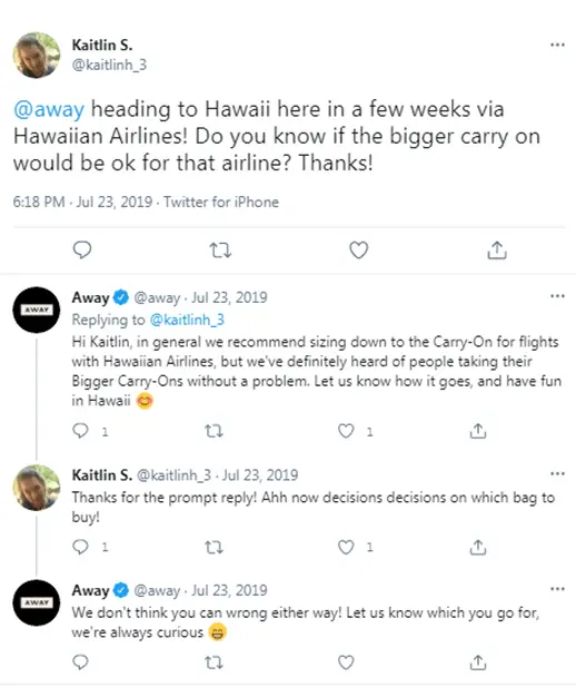 ¿Qué tan estricto es el equipaje de mano en Hawaiian Airlines?