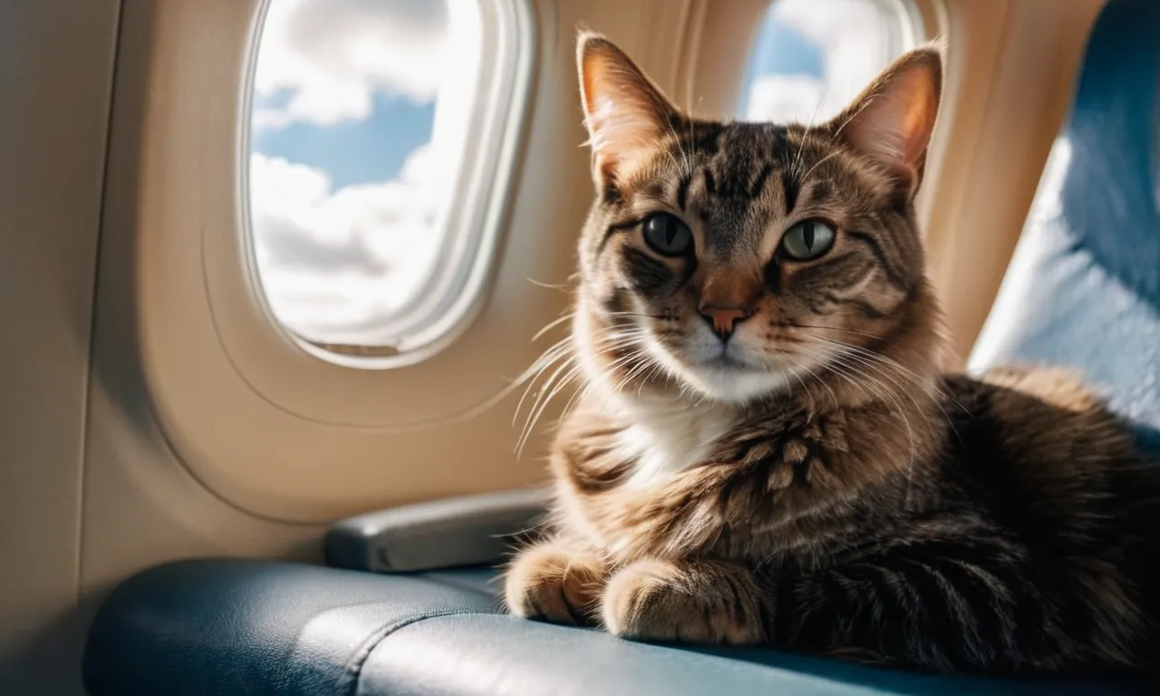 Cómo evitar que tu gato maúlle en un avión