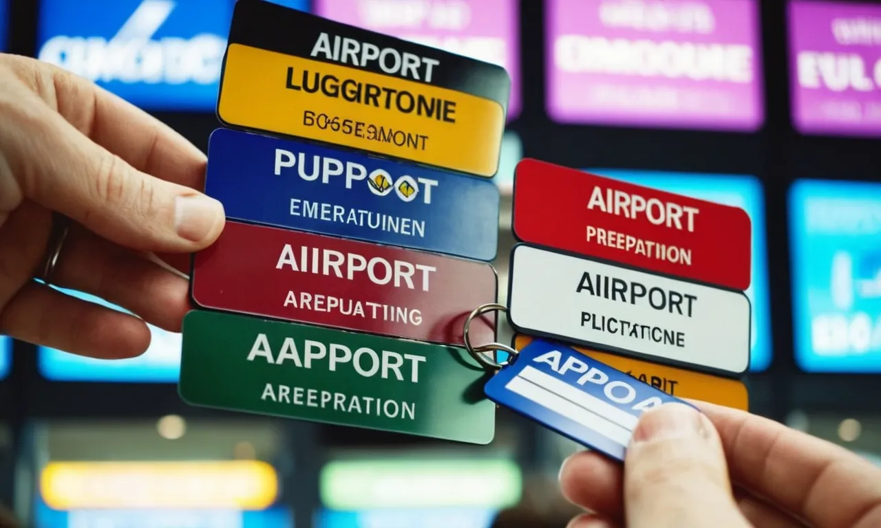 ¿Los aeropuertos proporcionan etiquetas de equipaje? Una guía completa