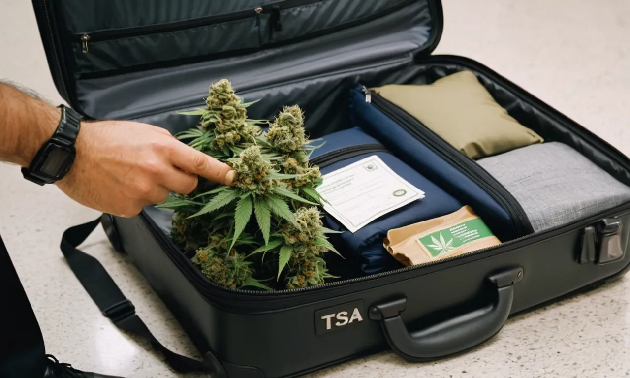 ¿Qué sucede si la TSA encuentra marihuana en el equipaje facturado?