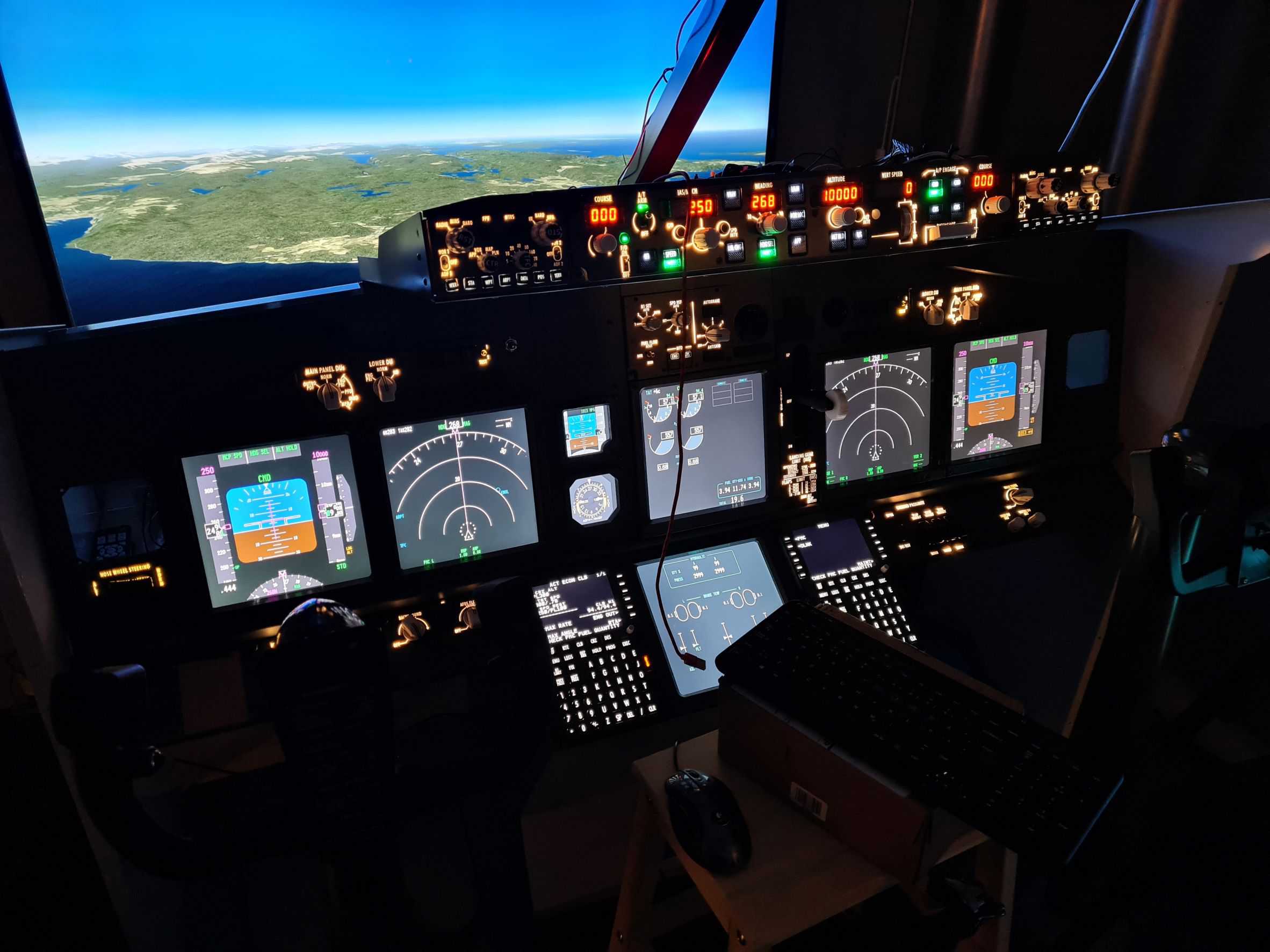 La mejor configuración del simulador de vuelo