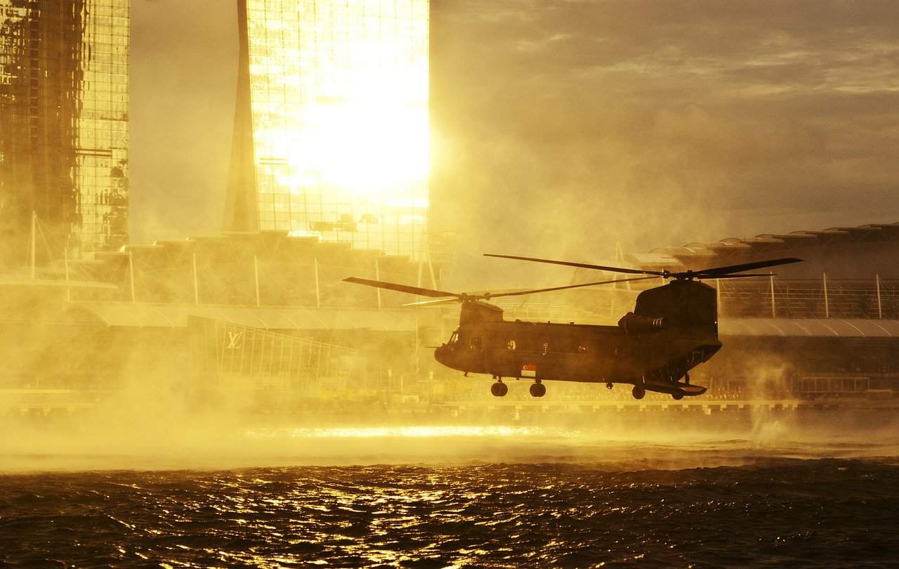 Cómo (algunos) helicópteros pueden aterrizar en el agua
