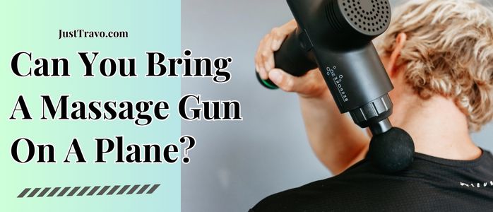 ¿Puedes llevar una pistola de masaje en un avión? Viajar con una pistola de masaje