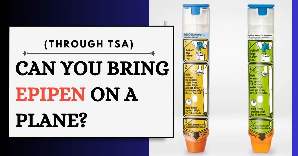 ¿Puedes llevar un Epipen en un avión?