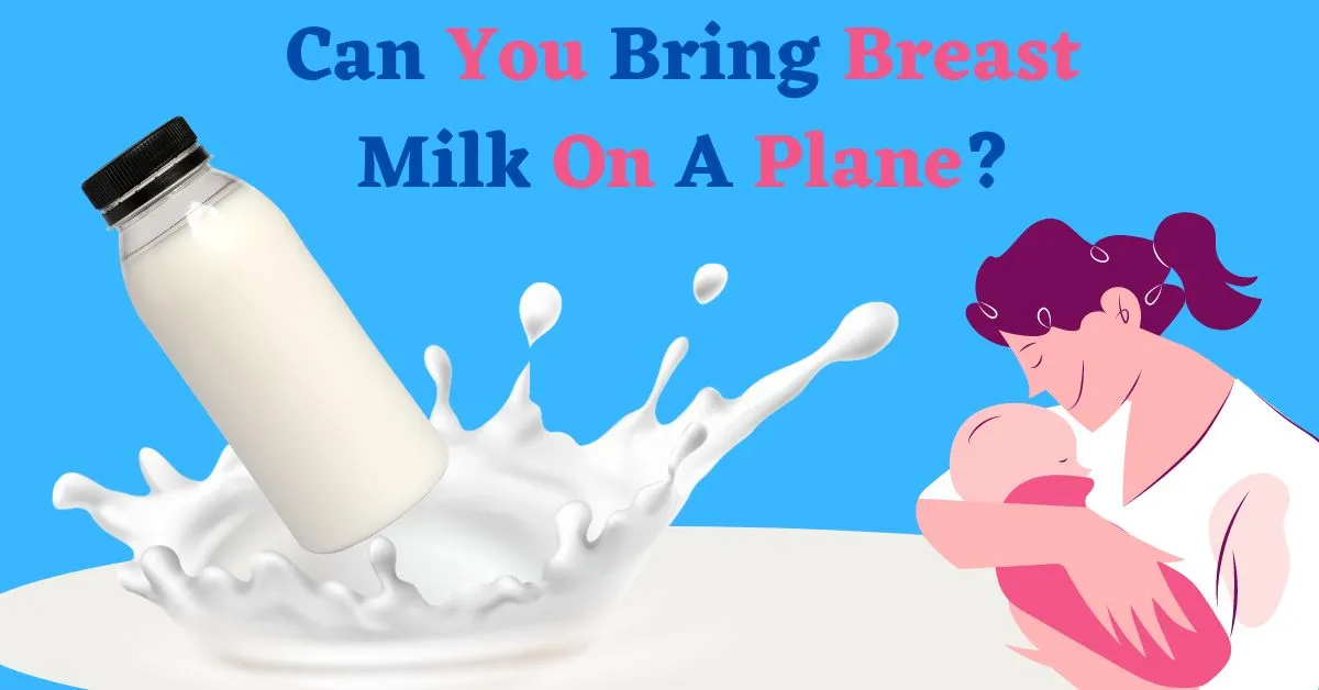 ¿Se puede llevar leche materna en un avión? ¿Se puede llevar leche materna en un avión?