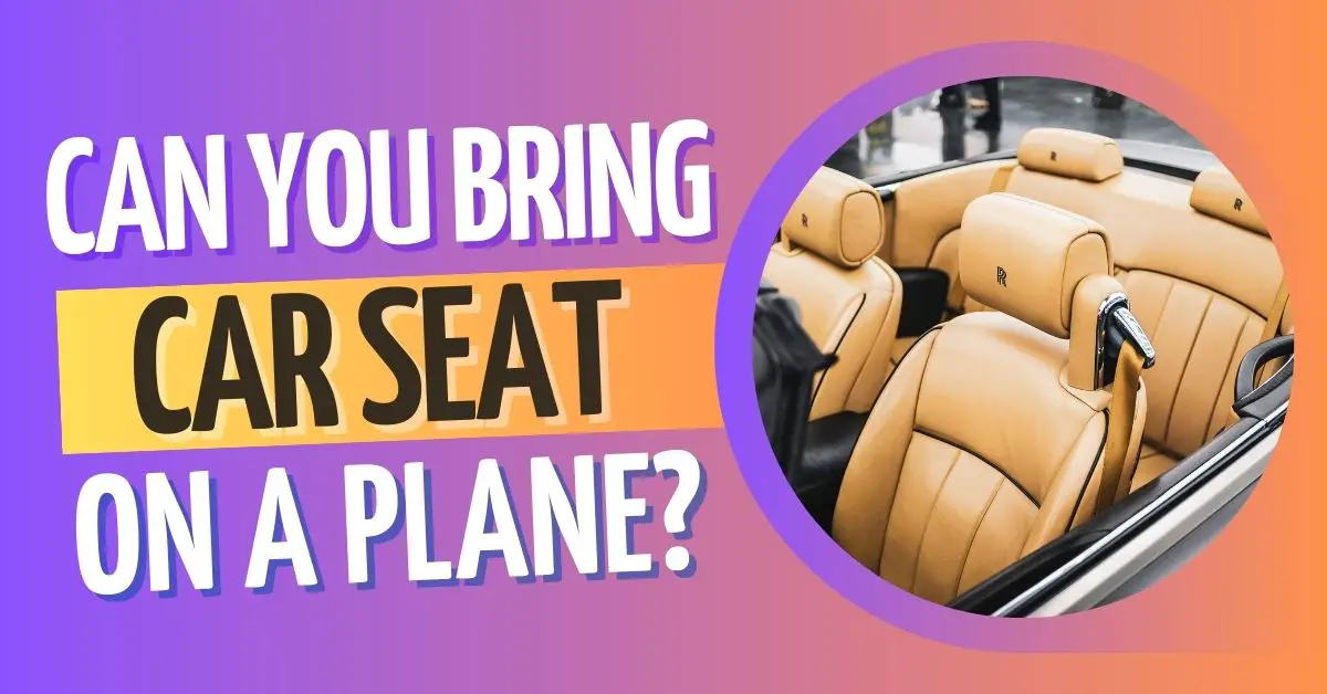 ¿Se puede llevar una silla de auto en un avión?