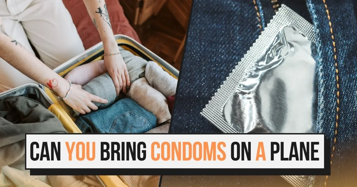 ¿Se pueden llevar condones en un avión?