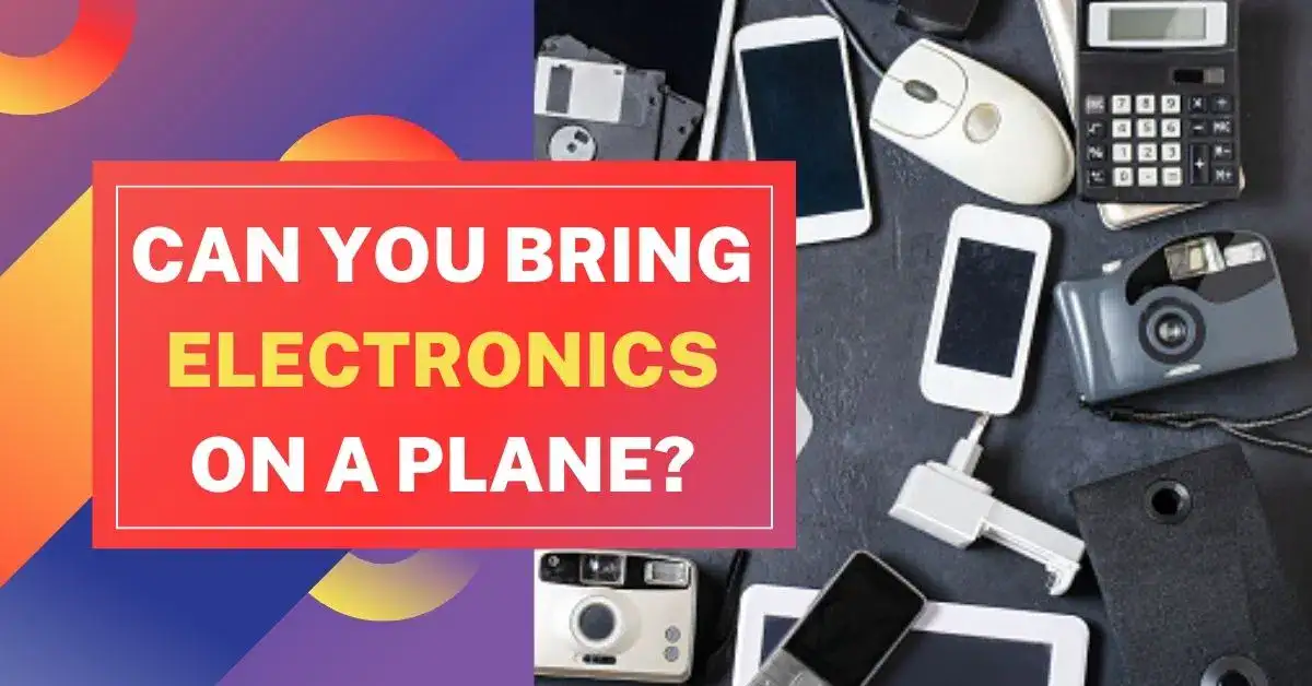 ¿Se pueden llevar aparatos electrónicos en un avión?