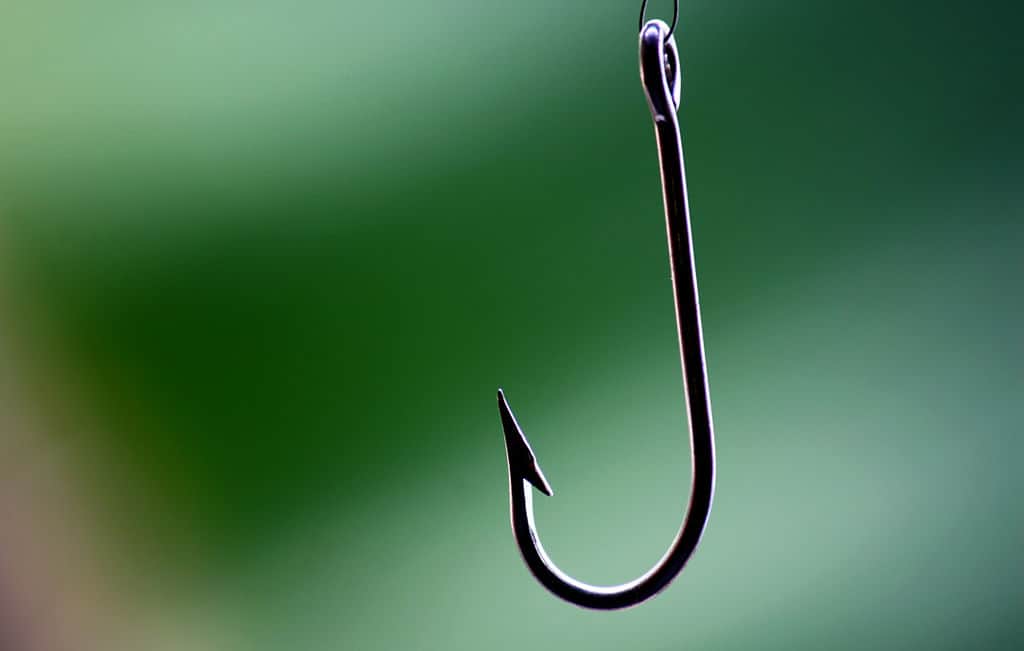 ¿Puedes llevar anzuelos de pesca en un avión?
