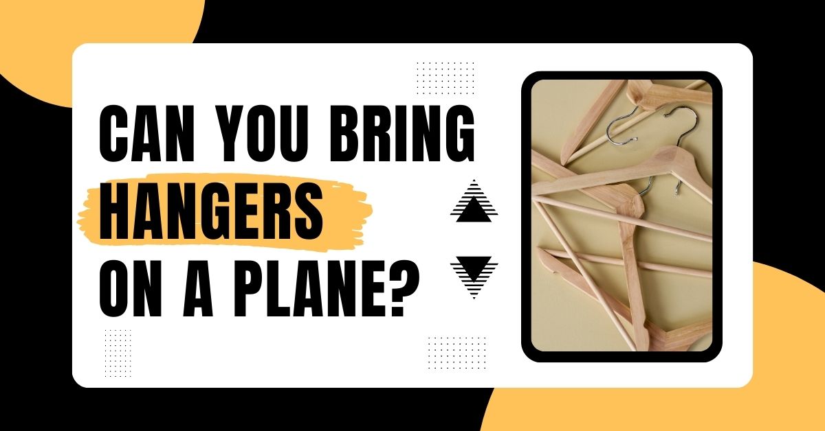 ¿Puedes llevar perchas en un avión? ¿Se permiten perchas?