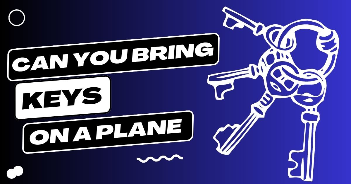 ¿Puedes llevar llaves en un avión?