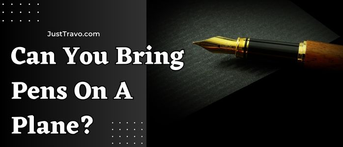 ¿Puedes llevar bolígrafos en un avión?