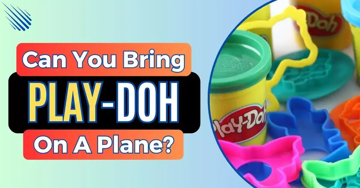 ¿Puedes llevar Playdoh en un avión?