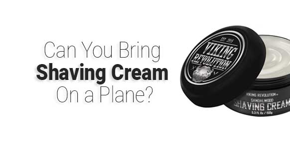 ¿Se puede llevar crema de afeitar en un avión? reglas de la TSA