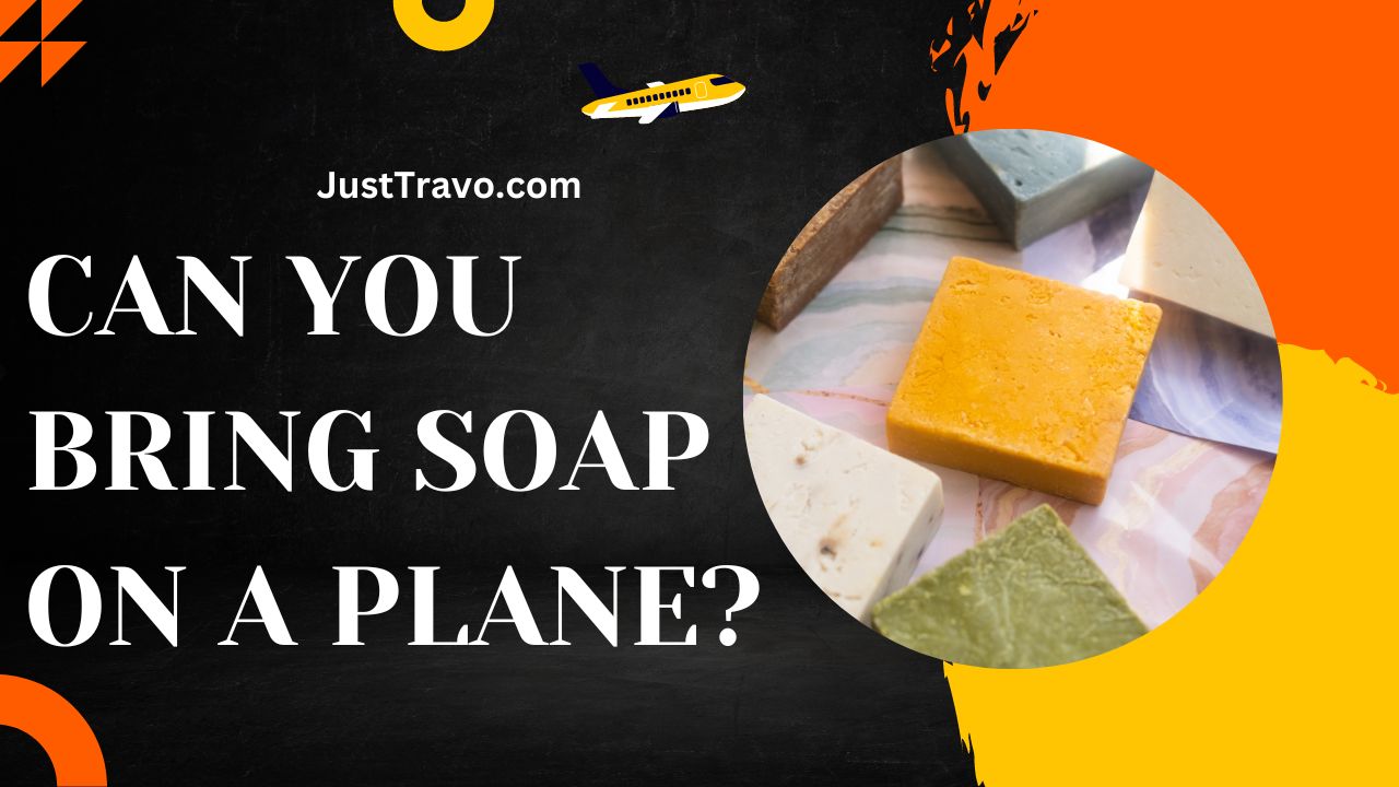 ¿Puedes llevar jabón en un avión?
