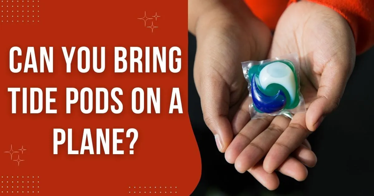 ¿Puedes llevar Tide Pods en un avión?