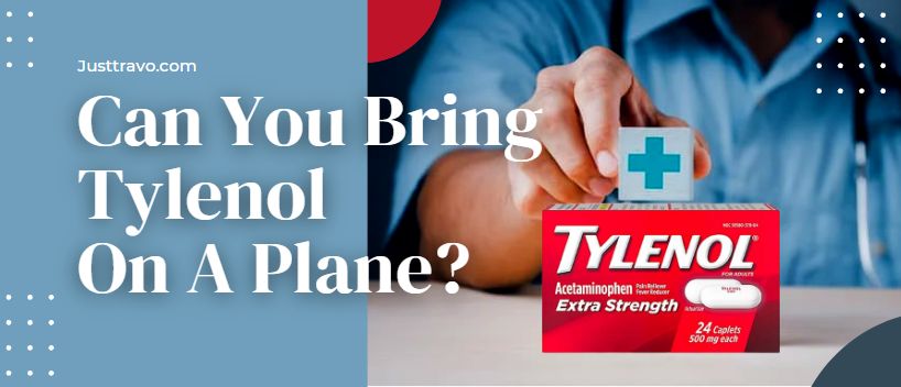 ¿Puedes llevar Tylenol en un avión?