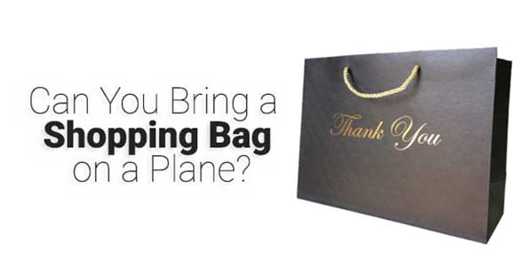¿Puedes llevar una bolsa de compras en un avión? 2024